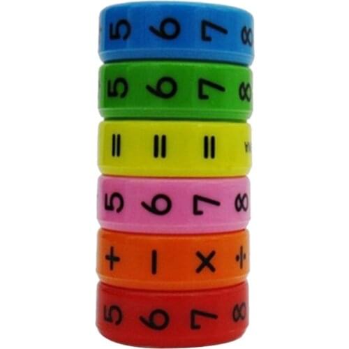 6pcs/set Magnetic Montessori Toys Learning Educational Toys DIY Puzzle Cube Magic Intelligence Arithmetic Math For Kids Toys