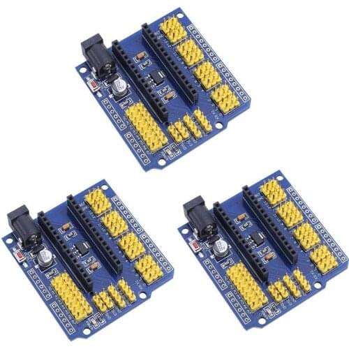 3PCS Expansion Sensor Shield Module Compatible For Arduino UNO R3 Nano V3.0 Nano I/O