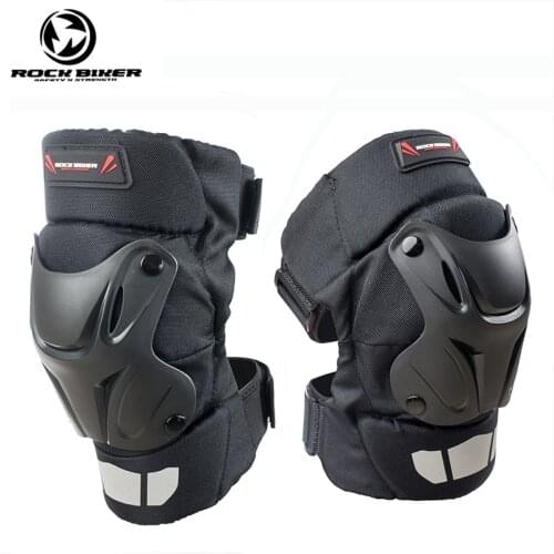 Rock Biker Motorcycle Knee Guards Motocross Racing Reflective Safety Protective Gears Motor Protector Short Motorbike Knee Pads