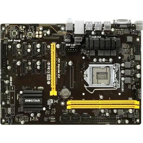 The new Yingtai Jiewei tb250-btc Pro motherboard 1151 supports i767007700kcpu12 graphics card