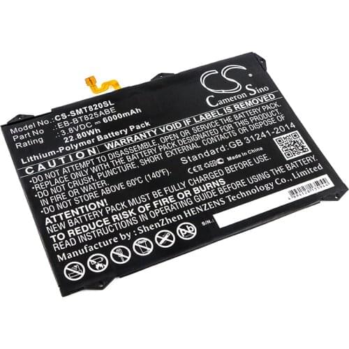 UPGRADE Cameron Sino Battery For Samsung Galaxy Tab S3 9.7,Galaxy Tab S3 9.7 XLTE,SM-T820