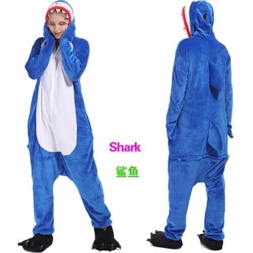 2021 New Winter Women Men Unisex Adult Cute Cartoon Onesie Animal Pajamas Unicorn Stitch Flannel Nightie Comfortable Sleepwear