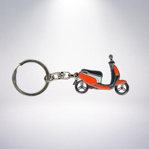 Suitable for Ecooter Electric Scooter Model Commemorative Edition Creative Metal Keychain