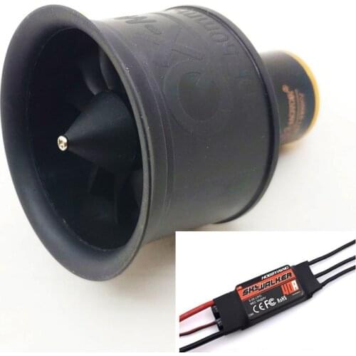 QX-MOTOR QF2611 50mm 12 Blades Ducted Fan EDF CW CCW with ESC 3S 4S Brushless Motor Original Factory