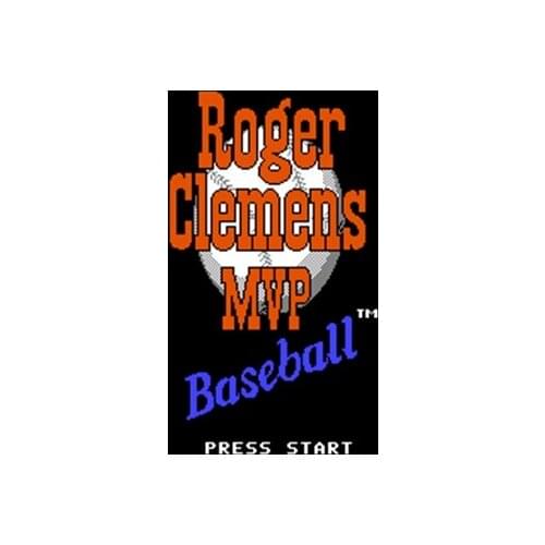 Roger Clemens MVP Baseball Region Free 60 Pin 8Bit Game Card For Subor Game Players