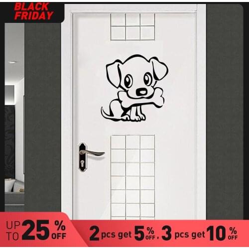 Removable Dog Wall Art Decal Wall Art Sticker Murals Home Decor Art Mural Wall Stickers Waterproof Wallpaper
