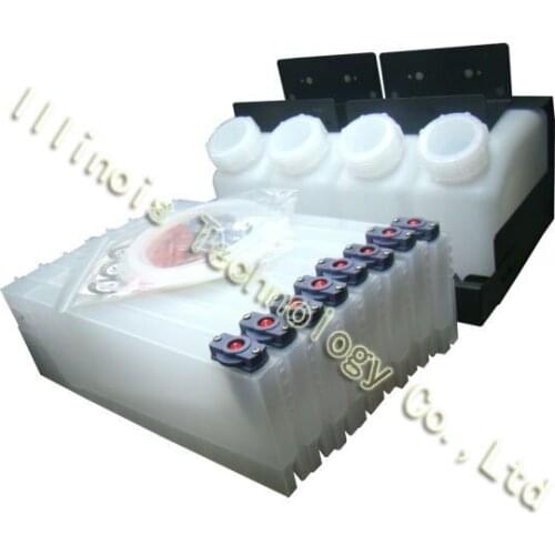 Roland Bulk Ink System--4 Bottles, 8 Cartridges printer parts
