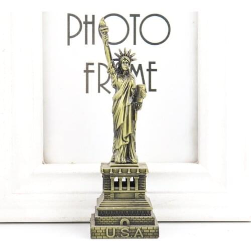 Craft USA Statue of Liberty Metal Decoration Ornaments Model Home Office Decor Decorative Crafts Figurines Miniatures Gift