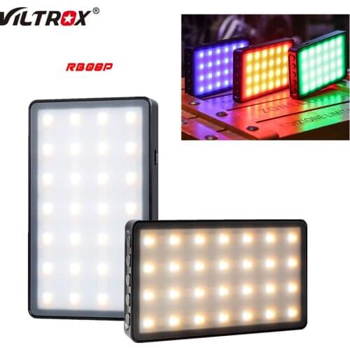 VILTROX Weeylife RB08P RGB 2500K-8500K Mini Video LED Light Fill Light Built-in Battery For Phone Camera Shooting Photo Studio
