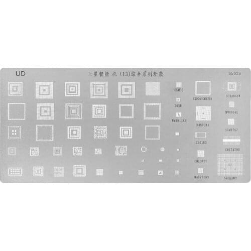 3pcs Universal BGA Reballing Stencils Kit For MTK Samsung HTC Huawei Android