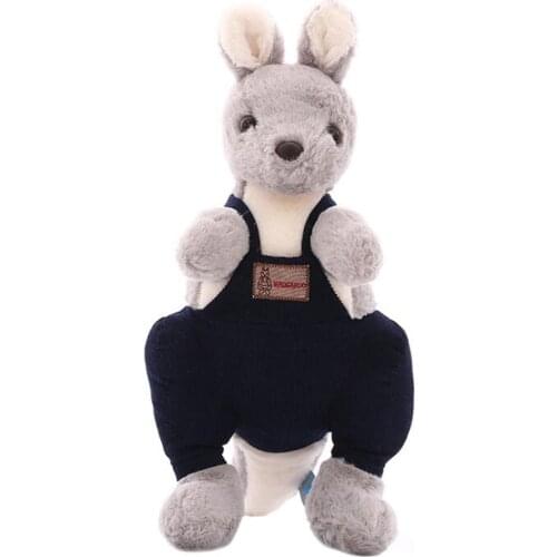 Kangaroo children plush toys baby kids for Christmas birthday stuffed toy gift kangaroo doll