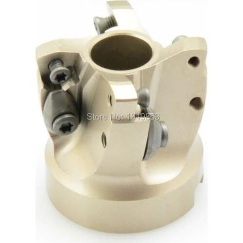 AJX12-50-22-4T HIGH feedrate indexable face milling cutter shell mill for JDMT120420ZDSR carbide inserts