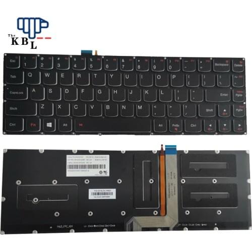 New For Lenovo Ideapad YOGA 3 Pro 13.3 US Language Black Backlit Laptop Keyboard LCM14J3 PK130TA3A00
