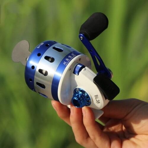 Pisces Fortress BL35 Metal Shooting Reel Inner Wheel Closed Wheel Slingshot Fishing Compound Bow Heel Fishing Reel
