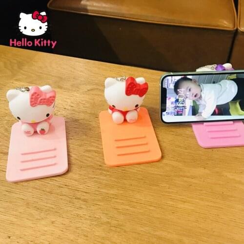Hello Kitty Car Desktop Multifunctional Adjustable Bracket Lazy Bracket Cartoon Mobile Phone Bracket
