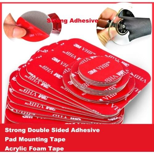 10-50Pcs Strong Double Sided Adhesive Foam Pad Mounting Tape Acrylic Tracsless Tape Two Sides Mounting Sticky Tape Multiple size