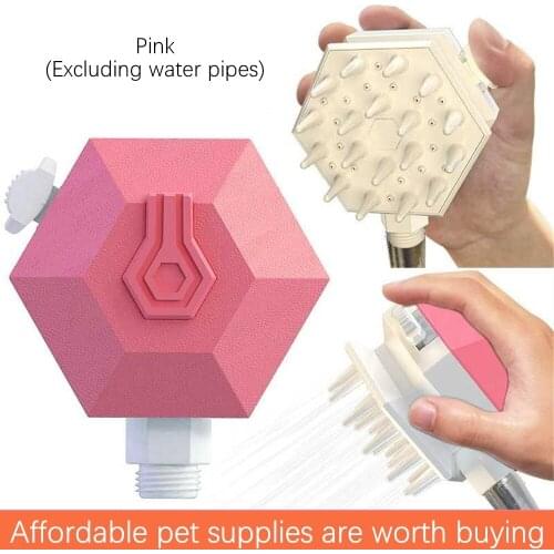 Pet bath nozzle comb pet bath brush scrubber massager hair removal grooming comb pet dog cat brush grooming tool