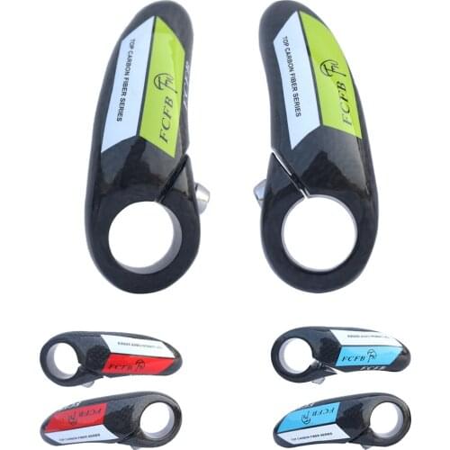 Specials! FCFB FW small auxiliary Mountain road handlebar carbon fiber bicycle handlebar ends auxiliary bar end Free Shipping