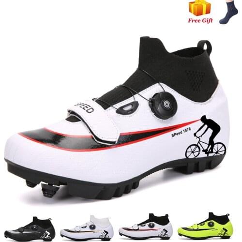 Sneakers Cycling Shoes Professional Racing Cheap sapatilha ciclismo MTB Mountain Bike Outdoor For Women Men Bike Bicycle Shoes