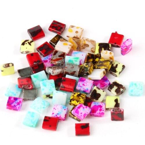 Tila Beads Multicolor Czech Glass Seed Two Hole Beads for Needlework Jewelry Making Miyuki Vintage Tila Bracelets Accessories 5g