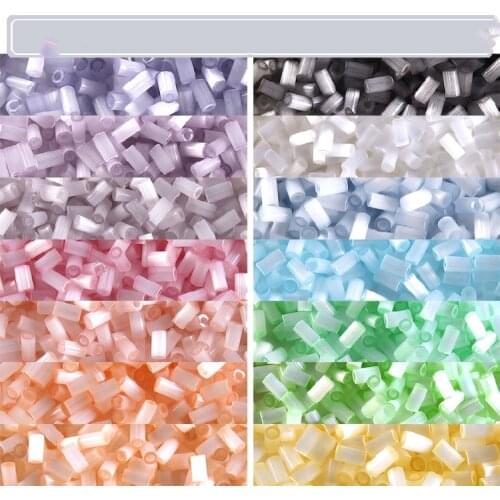 Japan TOHO 3mm one point bamboo silk tube beads, handmade beaded DIY accessories 10g