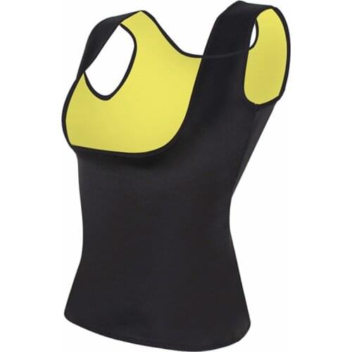 Plus Size Neoprene Sweat Sauna Body Shapers Vest Waist Trainer Slimming Vest Shapewear Weight Loss Waist Shaper Corset