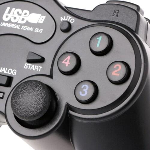 69HA USB 2.0 Gamepad Gaming Joystick Wired Game Controller For PC Computer Laptop