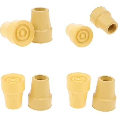 8 Pcs Ferrules Walking Stick Crutch Pad Protector End Tips Heavy Duty