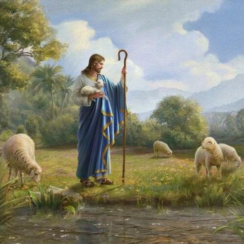 DIY Diamond Painting 3D Abstract Shepherd Square Round Drill Diamond Embroidery Mosaic Living Room Home Decoration Cross stitch