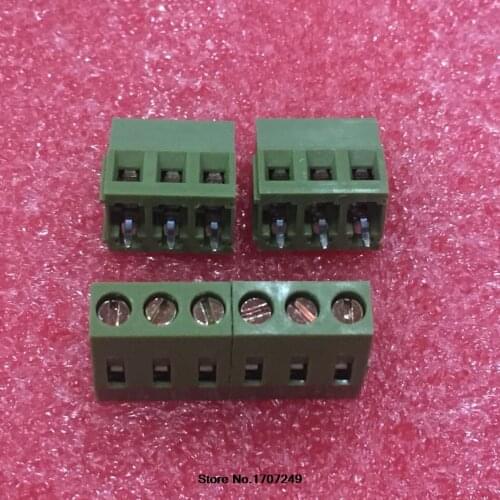 Free Shipping 100PCS KF128-5.08-3P KF128-3P KF128 3Pin 5.08mm high quality copper feet PCB Screw Terminal Block Connector ROHS