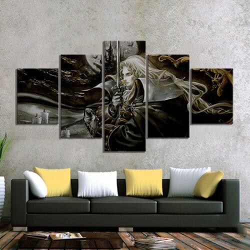 Castlevania ARPG Game Poster Canvas Wall Art Paintings for Bedroom Wall Decor