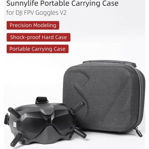 Portable Carrying Case Storage Bag Handbag Shockproof Box For DJI FPV Glasses V2