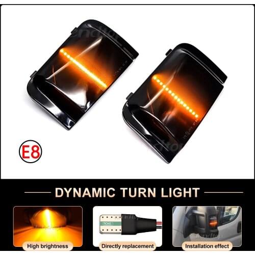LED Turn Signal Light For Peugeot Boxer Fiat Ducato Citroen Jumper Car Side Rearview Mirror Dynamic Flasher Sequential Indicator