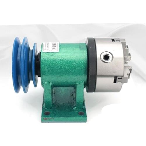 Homemade lathe 80 chuck spindle + three-jaw/four-jaw chuck, woodworking lathe, DIY metal assembly, bead machine assembly