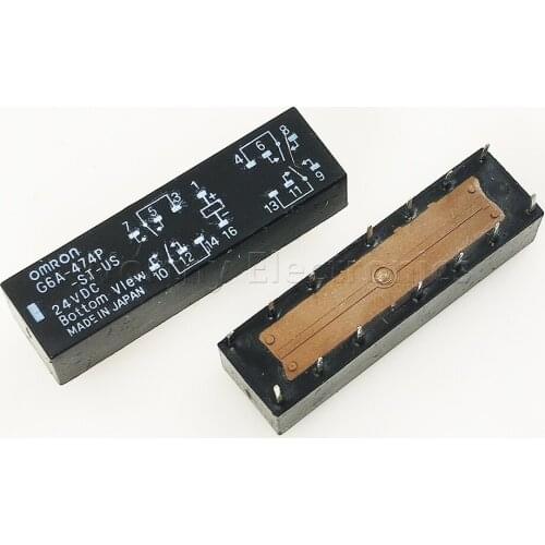 G6A-474P-ST-US 2A 24VDC 14-pin relay DIP14