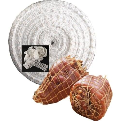 3 Meter Cotton Meat Net Ham Sausage Net Butchers String Sausage Net Roll Hot Dog Net Sausage Packaging Tools Wholesale