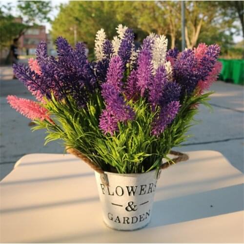 Romantic Provence decoration lavender flower silk artificial flowers grain decorative Simulation of aquatic plants