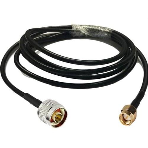 N male to SMA male connector RG58 Cable 50-3 Wifi Coaxial Cable RF UHF antenna reader extension line cable 2m-20m