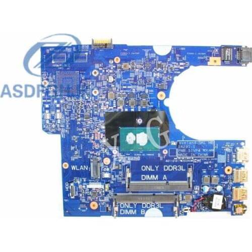 Laptop Motherboard VWFGF 0VWFGF CN-0VWFGF for Dell for Latitude 3470 Motherboard DDR3L i5-6300U 100% Test OK