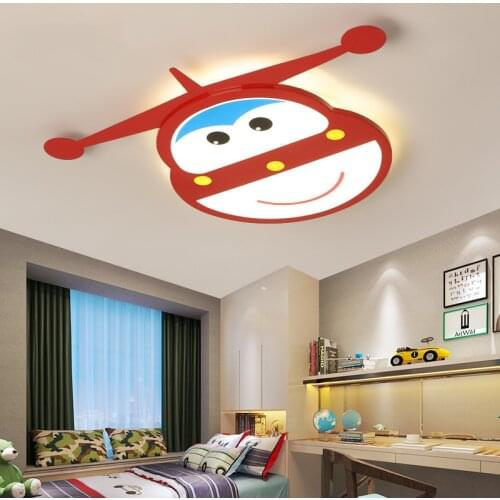Cartoon Airplane Ceiling Light Boys Bedroom Light Baby Room Ceiling Light Girls Boy Room Lighting Childrens Room Lamp Led