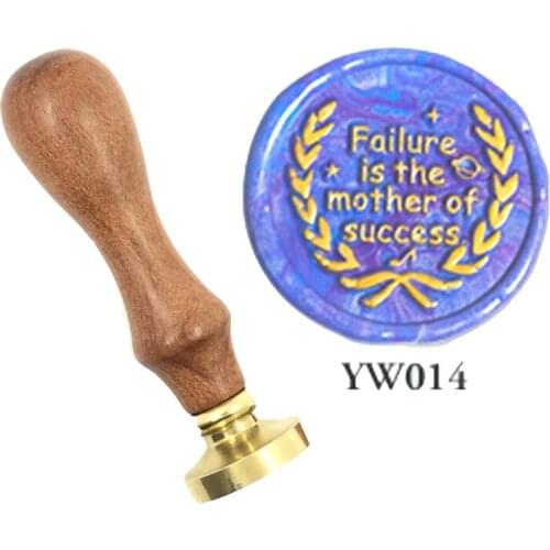 Success Wax Stamp Exquisite Paint wood handle,DIY Ancient Seal Retro Stamp,Personalized Stamp Wax Seal High Quality