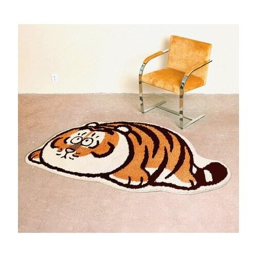 Rectangular Carpet I'm Not A Fat Tiger Non-Slip Blanket For The Kids' Room