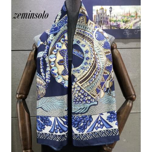 Luxury Brand New Scarf Summer Women Satin Silk Scarf Soft Smooth Silk Scarves Printed Plaid Beach Stole Shawls Scarves 130*130cm