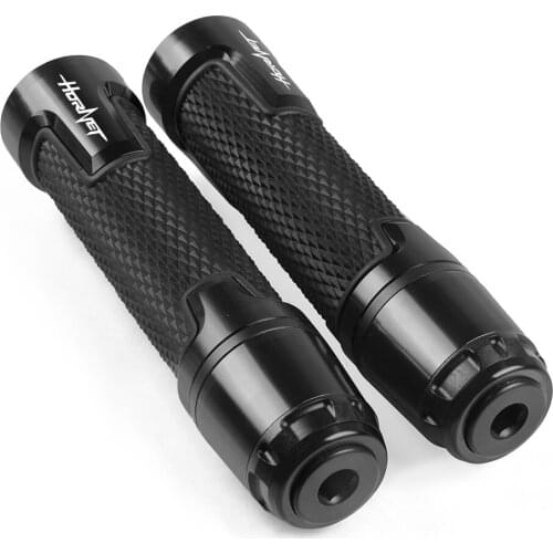 7/8'' 22mm Aluminum Motorcycle Accessories knobs Anti-Skid scooter Handle ends Grips Bar Hand Handlebar FOR HONDA hoRnet