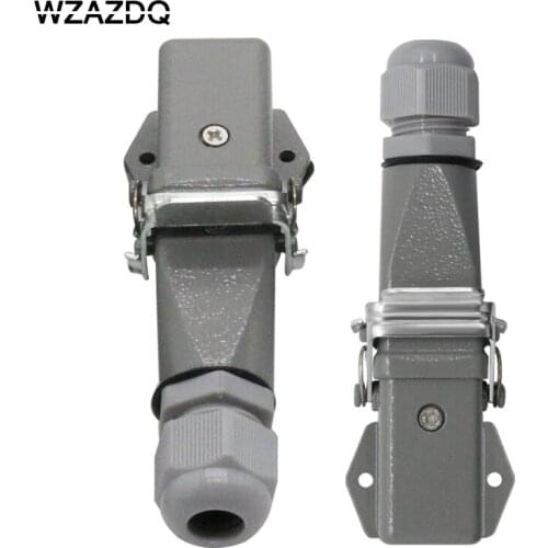 Heavy duty connector 4 core (3+1)5 core (4 +1)6 core (5+1)8 core (7+1)-3 gas plug 250V Horizontal aviation plug