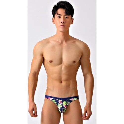 Half-Hip Mesh Mens Swim Briefs Bikini Swimwear Low Waist Swimming Trunks For Man Sexy Gay Swimsuit Beach Bathing Suit Shorts