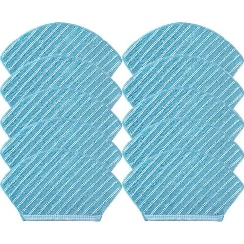 10Pcs Mop Cloth Rag Replacement For Midea M7 i10 M71CN Robot Vacuum Cleaner Smart Home Appliance Accessories Mopping Pad Parts