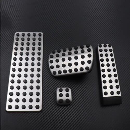 TTCR-II Car Accessories For Mercedes Benz S-Class G-Class SLK-Class SL-Class SL350 AT Gas Foot Rest Pedal Pad Stickers Covers
