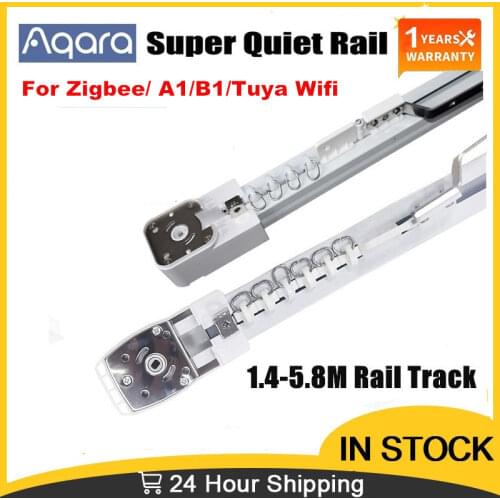 Aqara Curtain Motor or Rail Zigbee Wifi Version,Work With Mihome App For Xiaomi Smart Home Customizable Silent Curtain Track