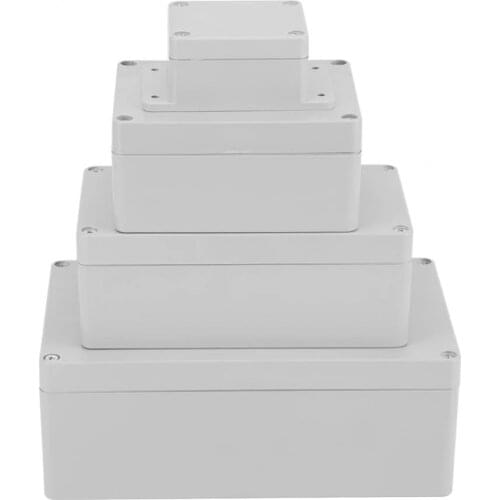 IP65 Waterproof Plastic Enclosure Box white Electronic Project Instrument Case Electrical Project Outdoor Junction Box Dustproof